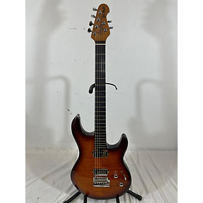 Sterling by Music Man Used Sterling By Music Man Luke Flame Maple Hazel Burst Solid Body Electric Guitar