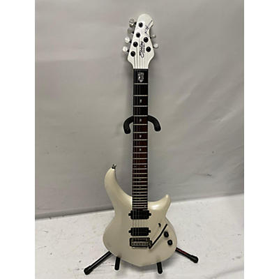 Sterling by Music Man Used Sterling By Music Man MAJ100X Olympic Pearl Solid Body Electric Guitar