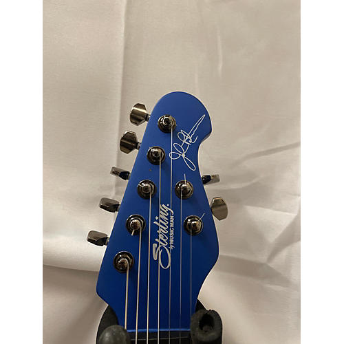 Sterling by Music Man Used Sterling By Music Man Majesty 7 Blue Solid Body Electric Guitar Blue