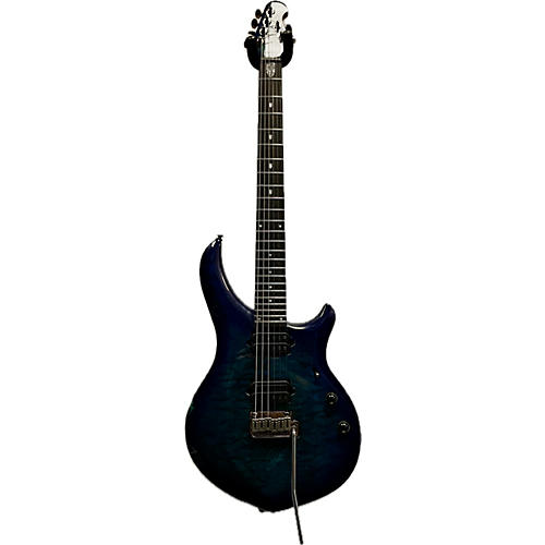 Sterling By Music Man Used Sterling By Music Man Majesty CERULEAN PARADISE Solid Body Electric Guitar CERULEAN PARADISE