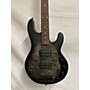 Used Sterling by Music Man Used Sterling By Music Man RAY34HH BURL TOP TRANS BLACK SATIN Electric Bass Guitar TRANS BLACK SATIN