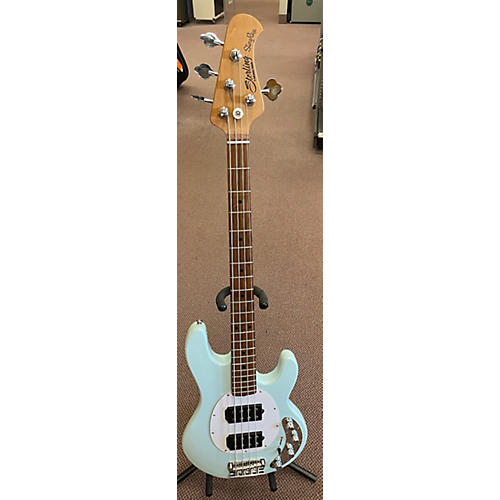 Sterling by Music Man Used Sterling By Music Man Ray34 Daphne Blue Electric Bass Guitar Daphne Blue