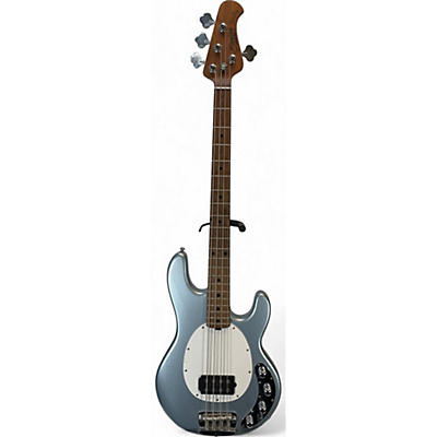 Sterling by Music Man Used Sterling By Music Man Ray34 Firemist Silver Electric Bass Guitar