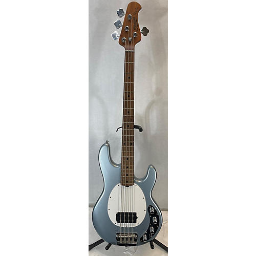 Sterling by Music Man Used Sterling By Music Man Ray34 Firemist Silver Electric Bass Guitar Firemist Silver