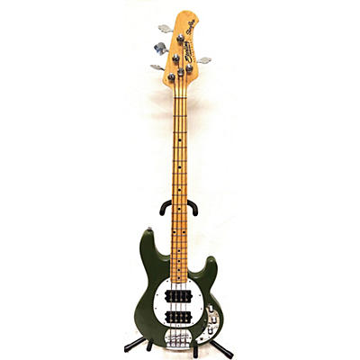 Sterling by Music Man Used Sterling By Music Man Ray34 Green Electric Bass Guitar