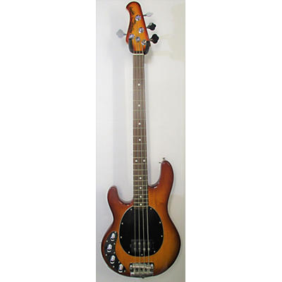 Sterling by Music Man Used Sterling By Music Man Ray34 Left Handed Honey Burst Electric Bass Guitar