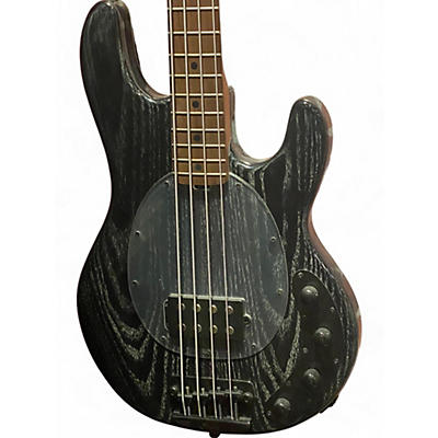 Used Sterling By Music Man Ray34 Sassafras Black Electric Bass Guitar