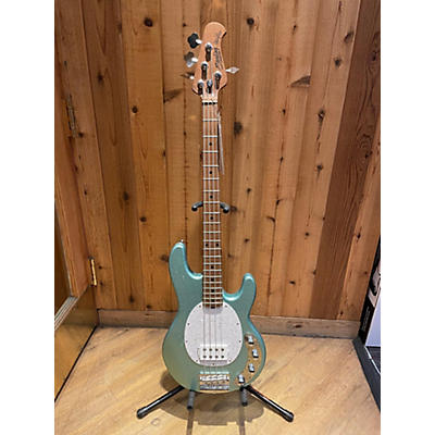 Sterling by Music Man Used Sterling By Music Man Ray34 Seafoam Sparkle Electric Bass Guitar