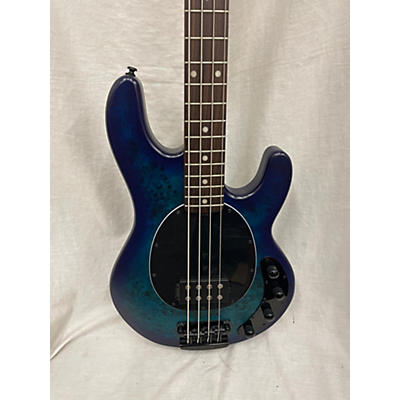 Sterling by Music Man Used Sterling By Music Man Ray34 Trans Blue Electric Bass Guitar