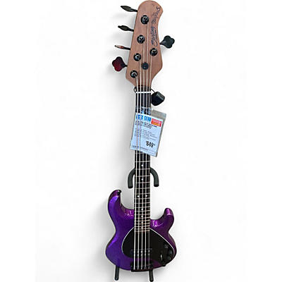 Sterling by Music Man Used Sterling By Music Man Ray35 5 String Purple Electric Bass Guitar