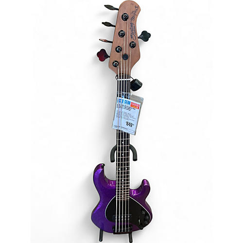 Sterling by Music Man Used Sterling By Music Man Ray35 5 String Purple Electric Bass Guitar Purple