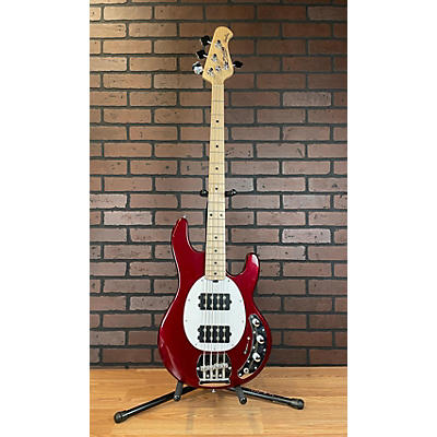 Sterling by Music Man Used Sterling By Music Man Ray4 Candy Apple Red Electric Bass Guitar