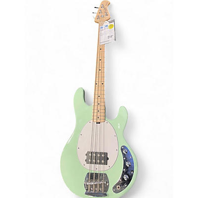 Sterling By Music Man Used Sterling By Music Man Ray4 Mint Green Electric Bass Guitar