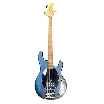 Sterling by Music Man Used Sterling By Music Man Ray4 Trans Blue Electric Bass Guitar