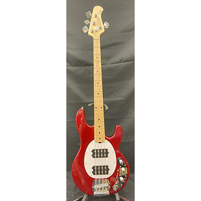 Sterling by Music Man Used Sterling By Music Man Ray4hh Candy Apple Red Electric Bass Guitar