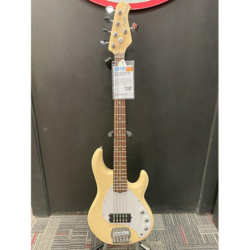 Sterling by Music Man Used Sterling By Music Man Ray5 5 String Vintage White Electric Bass Guitar Vintage White