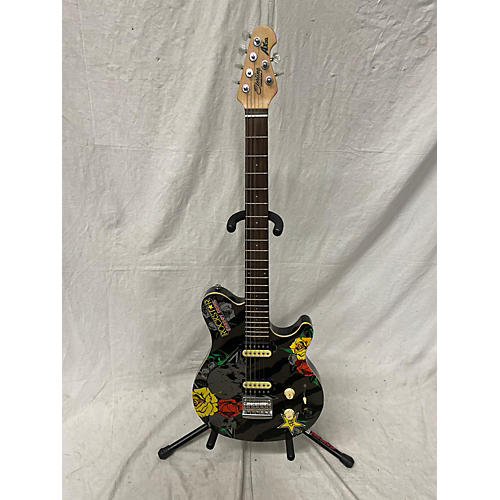 Sterling by Music Man Used Sterling By Music Man Rockstar Energy AX20 Solid Body Electric Guitar Gray