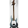 Used Sterling by Music Man Used Sterling By Music Man STING RAY 34 Blue Electric Bass Guitar Blue