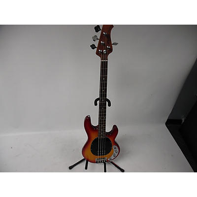 Sterling by Music Man Used Sterling By Music Man STING RAY Cherry Sunburst Electric Bass Guitar