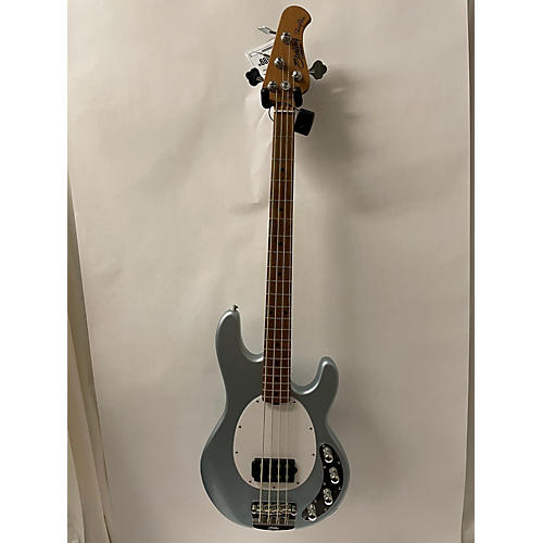 Sterling by Music Man Used Sterling By Music Man STINGRAY Silver Electric Bass Guitar Silver