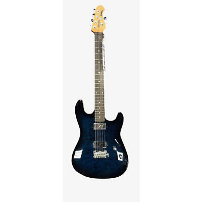 Sterling by Music Man Used Sterling By Music Man Sabre Regular Deep Blue Burst Solid Body Electric Guitar