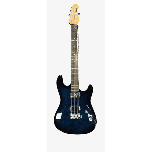 Sterling by Music Man Used Sterling By Music Man Sabre Regular Deep Blue Burst Solid Body Electric Guitar deep blue burst