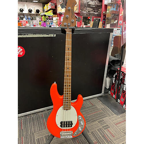 Sterling By Music Man Used Sterling By Music Man Short Scale Orange Electric Bass Guitar Orange