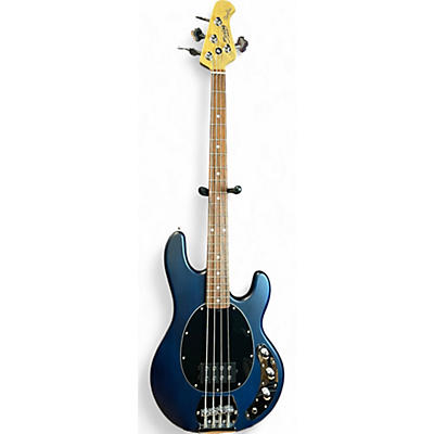 Sterling by Music Man Used Sterling By Music Man Sting Ray Navy Electric Bass Guitar