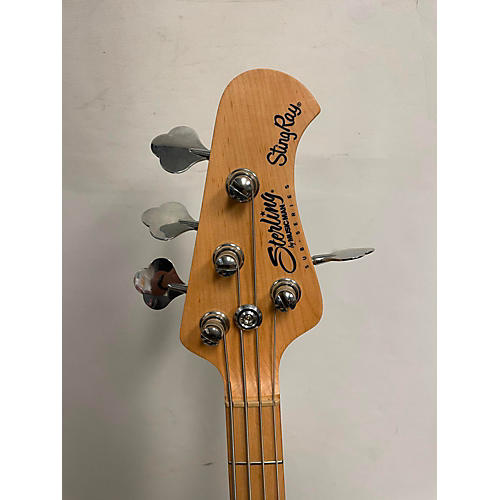 Sterling by Music Man Used Sterling By Music Man Sting Ray Olive Green Electric Bass Guitar Olive Green