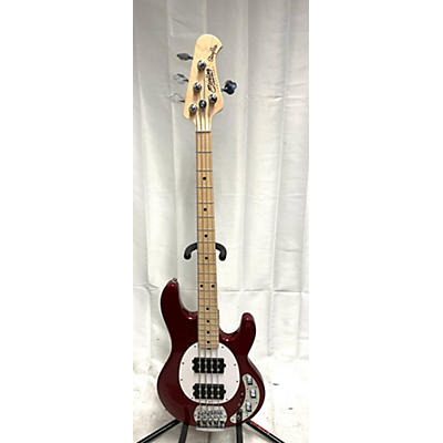 Sterling by Music Man Used Sterling By Music Man StingRay Red Electric Bass Guitar