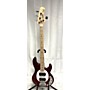 Used Sterling by Music Man Used Sterling By Music Man StingRay Red Electric Bass Guitar Red