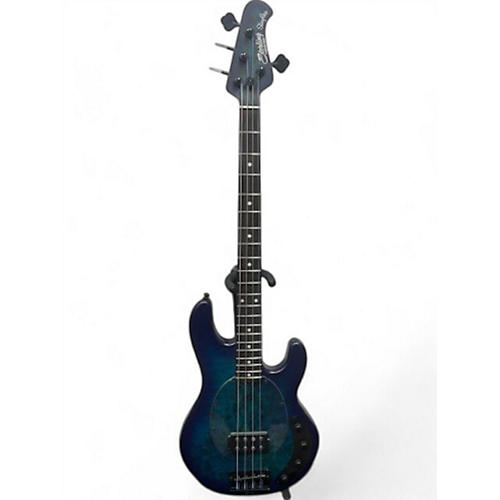 Sterling by Music Man Used Sterling By Music Man Stingray 34PB Blue Electric Bass Guitar Blue