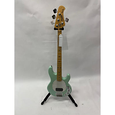 Sterling by Music Man Used Sterling By Music Man Stingray Mint Green Electric Bass Guitar