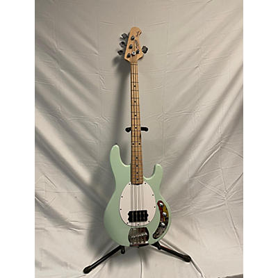 Sterling by Music Man Used Sterling By Music Man Stingray Seafoam Green Electric Bass Guitar