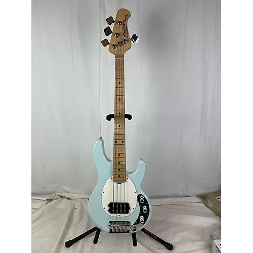 Sterling by Music Man Used Sterling By Music Man Stingray Sonic Blue Electric Bass Guitar Sonic Blue