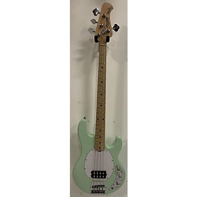 Sterling by Music Man Used Sterling By Music Man Stingray Surf Green Electric Bass Guitar