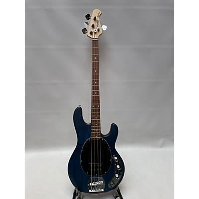 Sterling by Music Man Used Sterling By Music Man Sub 4 Blue Electric Bass Guitar