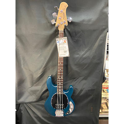 Sterling by Music Man Used Sterling By Music Man Sub 4 Blue Electric Bass Guitar