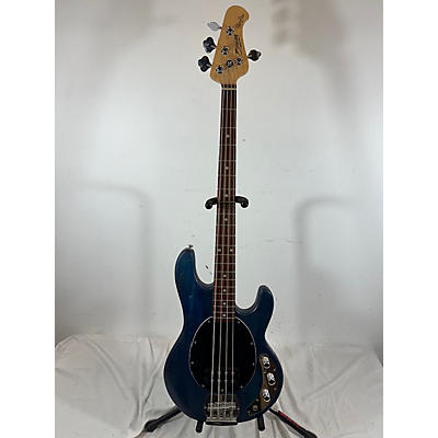 Sterling by Music Man Used Sterling By Music Man Sub 4 Blue Electric Bass Guitar