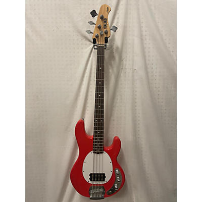 Sterling by Music Man Used Sterling By Music Man Sub 4 Candy Apple Red Electric Bass Guitar