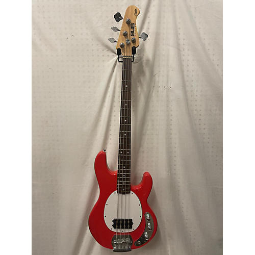 Sterling by Music Man Used Sterling By Music Man Sub 4 Candy Apple Red Electric Bass Guitar Candy Apple Red