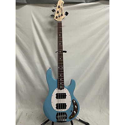 Sterling by Music Man Used Sterling By Music Man Sub 4 Chopper Blue Electric Bass Guitar