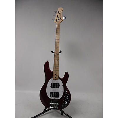 Sterling by Music Man Used Sterling By Music Man Sub 4 Chrome Red Metallic Electric Bass Guitar