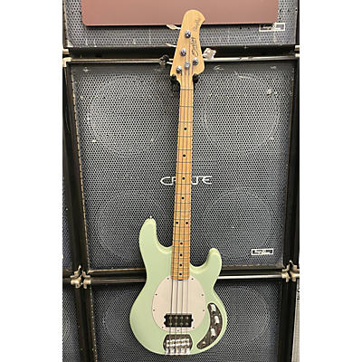 Sterling by Music Man Used Sterling By Music Man Sub 4 Mint Green Electric Bass Guitar