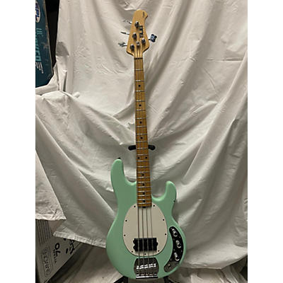 Sterling by Music Man Used Sterling By Music Man Sub 4 Mint Green Electric Bass Guitar