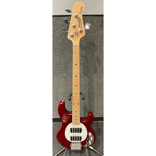 Sterling by Music Man Used Sterling By Music Man Sub 4 Red Electric Bass Guitar Red