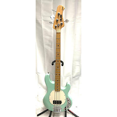 Sterling by Music Man Used Sterling By Music Man Sub 4 Seafoam Green Electric Bass Guitar