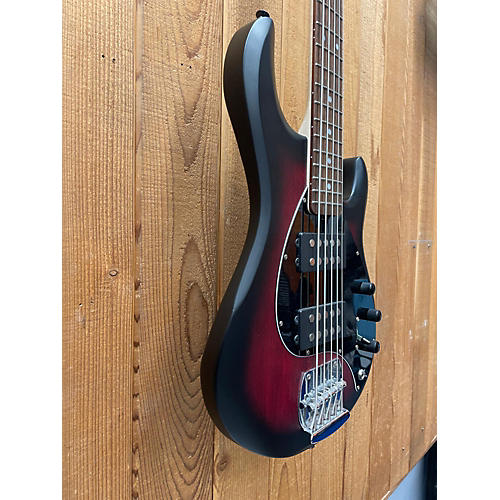 Sterling By Music Man Used Sterling By Music Man Sub 5 Ruby Red Burst Electric Bass Guitar Ruby Red Burst