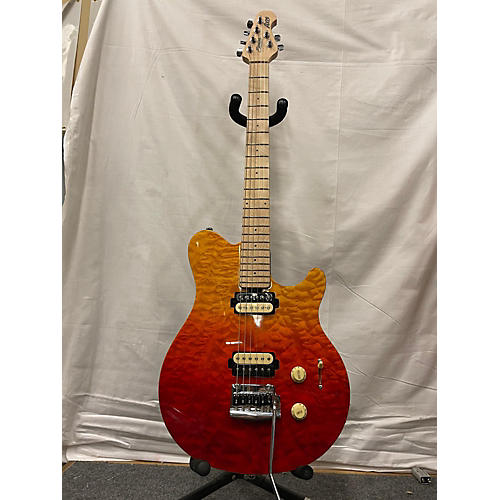 Sterling by Music Man Used Sterling By Music Man Sub AX3 Axis Spectrum Red Solid Body Electric Guitar Spectrum Red