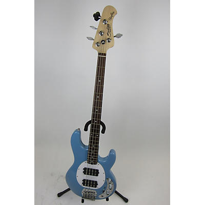 Sterling by Music Man Used Sterling By Music Man Sub Stingray Blue Electric Bass Guitar